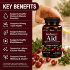 Niavitals Kidney+ Aid Kidney Stone & Urinary Tract Support