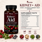 Niavitals Kidney+ Aid Kidney Stone & Urinary Tract Support