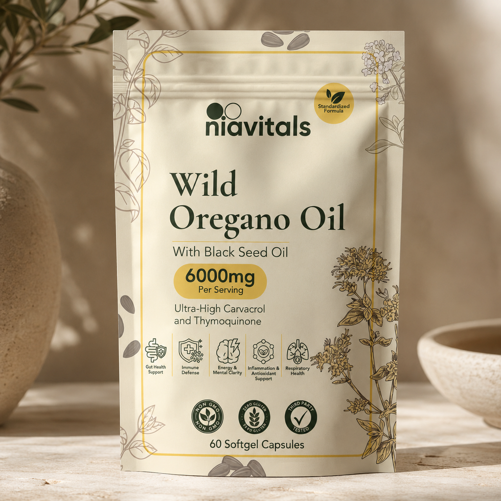 niavitals® The Original Oregano & Black Seed Oil Softgels