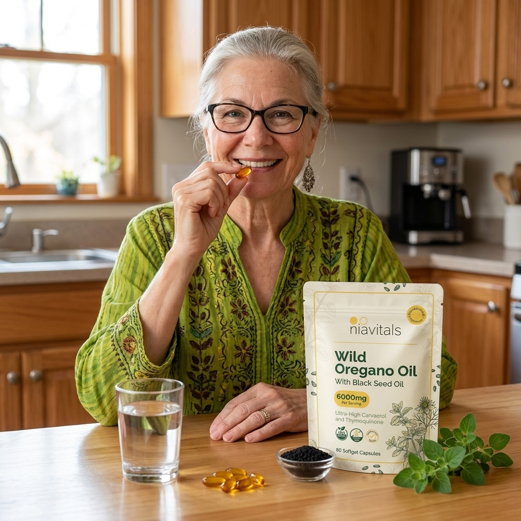 niavitals® The Original Oregano & Black Seed Oil Softgels