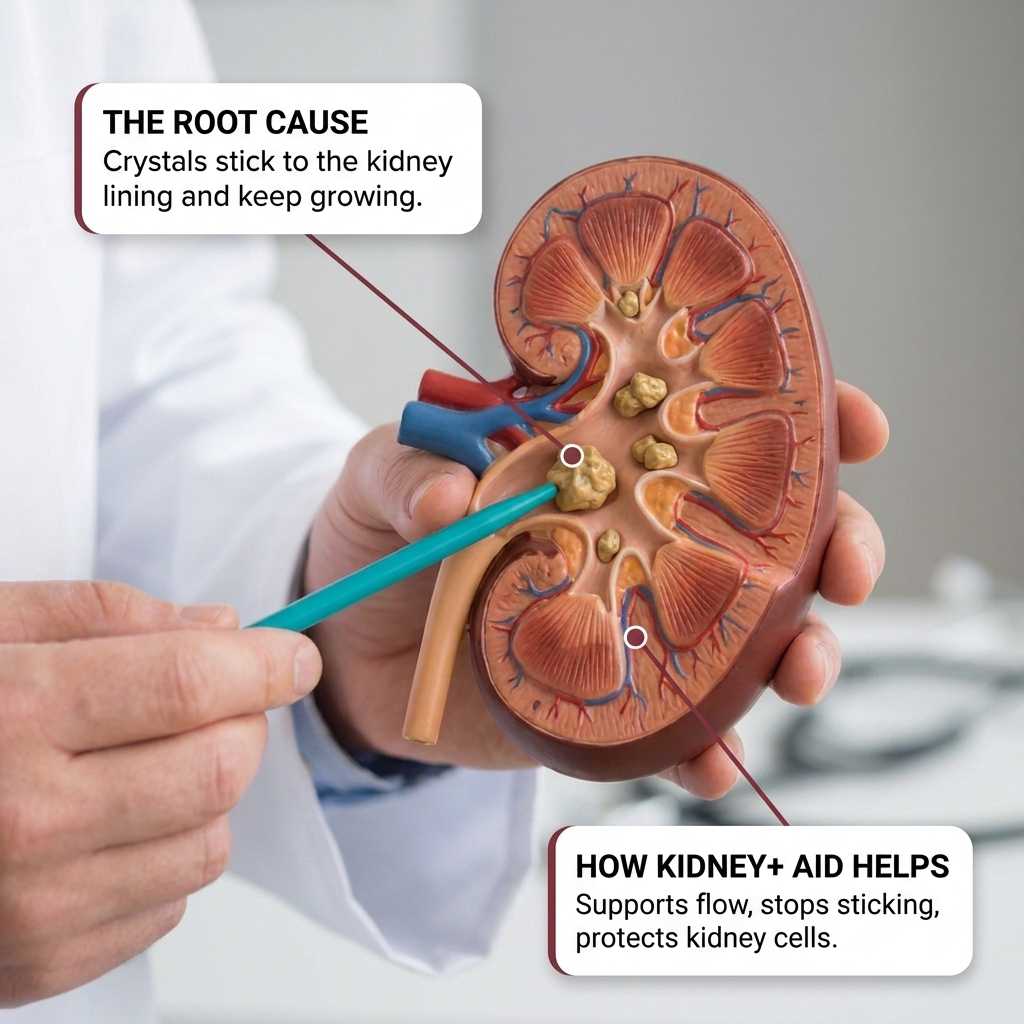 Niavitals Kidney+ Aid Kidney Stone & Urinary Tract Support